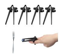 4 Pièces Baguettes de Doigt pour Gamer,Baguettes à goûter réutilisables pince à collation support Snack Clip de Doigt baguettes à frites pour Manger Des Snacks Tout En Jouant à Jeux Ou éTudiant