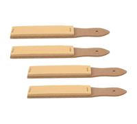 4 Pièces Bloc de Papier de Verre, Taille-crayon pour Croquis | Carton Osson et Abrasif, Usage pour Fusain et Pastel, Format Portable, Soutien Créatif en Extérieur