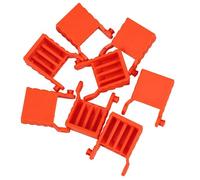 4 Pièces Blocs de Serrage à Bande Travail du Bois, ABS Orange | Accessoires de Fixation, Serrage Stable et Sûr, Usage Menuiserie et Bricolage, Format Pratique
