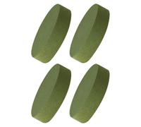 4 Pièces Blocs Floraux Ronds 16, 5cm, Base Cylindrique Verte