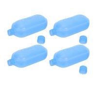 4 Pièces Blocs Réfrigérants Réutilisables pour Packs Froid | Étanche, Facile à Congeler, pour Glacières et Rafraîchisseurs D’air, Usage Extérieur, Pique-niques
