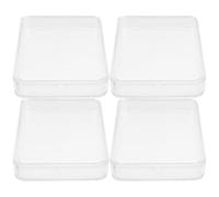 4 Pièces Boîte à Monnaie de Protection Ps, Coffret Numismatique | Accès Simplifié, Résistance à L’usure Chocs, Rangement pour Pièces de Collection