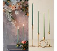 4 pièces/boîte Bougies à tige longue et dégradé de couleur rose et violet pour décoration de mariage et de banquet. Bougies d'ambiance longues, colorées, sans odeur et sans fumée. Bougies à dégradé po
