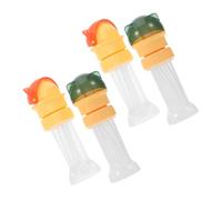 4 Pièces Bouchon de Bouteille D’Eau à Couvercle à Bec Verseur | Pp, Format 11x3,4x3,4cm, Usage Extérieur et Maison, pour Petites Bouteilles Standard