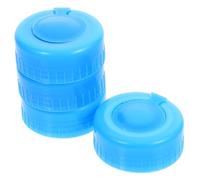 4 Pièces Bouchon de Carafe à Eau Réutilisable PP pour Seau 5,5cm | Étanchéité Fiable, Limite les Débordements Accidentels, Souple et Solide, pour Carafe à Eau et Gourdes