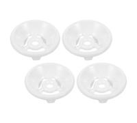4 Pièces Bouchon de Crépine D’urinoir ABS Blanc Anti-odeur pour | Grille Bombée Anti-éclaboussures, Retenue des Débris, Remplacement Rapide pour Sanitaires Commerciaux et Salles de Restaurant