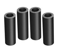 4 Pièces Bouchon de Tirage Cheminée Magnétique 36x4 Pouces Noir | Caoutchouc Magnétique, Bloque le Froid Retours, pour Foyers, Style Minimaliste
