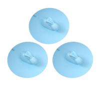 4 Pièces Bouchon de Vidange Lapin en Silicone Bleu, Étanche | Installation Facile et Retrait Rapide, Adhérence par Aspiration, Usage Salle de Bain, Forme Lapin