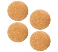 4 Pièces Bouchon de Vin en Boule de Liège Bois Remplaçable | Usage Maison et Fête, Effet D’étanchéité Pratique, Accessoire Compact pour Boisson, Pichet, Service