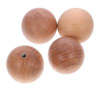 4 Pièces Boutons en Bois à Boule 1,5 Pouces pour Armoire et Tiroir | Bois, Surface Lisse sans Bavures, pour Commode, Boîte à Jouets, Atelier Créatif