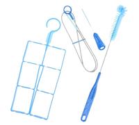 4 Pièces Brosse pour Réservoir D'eau de Camping, Kit | Nettoyage Facile des Tuyaux, Format Compact et Portable, Usage Extérieur et Vélo, Plastique et Acier Inoxydable