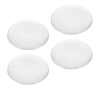 4 Pièces Butoir Mural Transparent en Silicone Rond Auto-adhésif | Protection , Absorbe les Impacts, pour Maison et Bureau, Discret Murs et Poignées