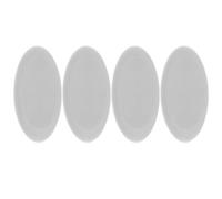 4 Pièces Butoirs de Siège de Toilette en Plastique, Entretoises D’angle | Coussinets Antidérapants, Protection Porcelaine, Hauteur Rétablie, Usage pour Sanitaires Commerciaux et Hôtel