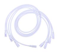 4 Pièces Câble Tube Intégré LED T5 T8 à Double Extrémité, Liaison | Connexion Trois Broches, Remplacement des Câbles D'origine, Sécurité Élevée, pour Halogène et Caisson Lumineux