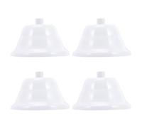 4 Pièces Cache à Suspendre Plafond, Rosace de Fixation Élégante | Support Plafonnier, Cache Fil Lustre Plafond, Plaque de Recouvrement pour Boîtes, Déco Sobre