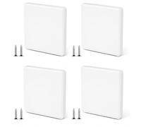 4 pièces Cache Prise Electrique,Cache Prise Murale,Obturateur Prise | Cache Trou Mur,Cache Trou Mur,Cache Interrupteur Mural,pour prises ou interrupteurs inutilisés 8,6 X 8,6 cm