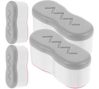 4 Pièces Cale de Rehausse pour Siège de Toilettes ABS | Protège la Surface Frottement et Rayures, Usage Wc, Design Créatif, Accessoire Salle de Bain