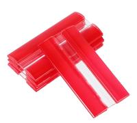 4 Pièces Charnière Acrylique Auto-adhésive Transparente 65x35 Mm | Usage Maison ou Magasin, Angles Réglables, Pose sans Perçage, pour Portes, Fenêtres et Armoires