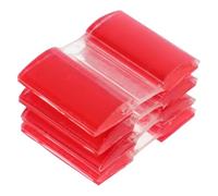 4 Pièces Charnière Adhésive en Acrylique Transparente, Pliante | Usage Polyvalent pour Portes et Boîte à Bijoux, Adapté Bureaux et Boutiques, Discret et Pratique