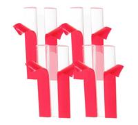 4 Pièces Charnière Autocollante Souple en Acrylique Transparent | Installation sans Clou ni Colle, Design Discret, Usage pour Portes et Armoires, Bureau et Magasin