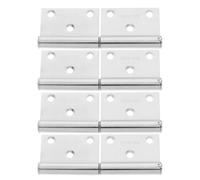 4 Pièces Charnière de Porte Relevable, Design Drapeau | Écartement 33mm, Modèle Amovible, Support Stable, pour Rénovation Maison et Fabrication de Meubles