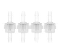 4 Pièces Clapet Anti-retour en Ligne, Plastique Caoutchouc | Protection Anti-siphon, Port à Emboîtement Pagode, pour Carburant et Autres Fluides, Entrée Sortie de Pompe
