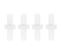 4 Pièces Clapet Anti-retour en Plastique Blanc, Anti-siphon | Port à Encoche Pagode, Joints Étanches, Léger et Portable, Usage Irrigation Agricole, Entretien Mécanique