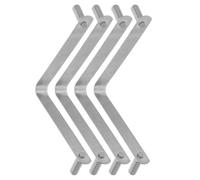4 Pièces Clip en Acier Inoxydable pour Perche Télescopique Piscine | Installation Rapide, Usage Solide, Compatibilité Large, pour Brosses et Accessoires de Nettoyage de Bassins