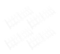 4 Pièces Clôture Décorative pour Sapin de Noël en Bois Blanc, Mini | Style Classique, Portable et Réutilisable Chaque Année, pour Vitrines Artisanales, Villages Miniatures, Bureau