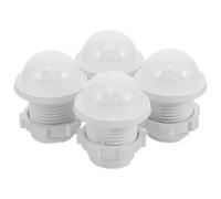 4 Pièces Couvercle de Protection en Plastique pour Détecteur de Mouvement | Boîtier Modulaire à Vis, Protection les Débris, pour Têtes Pir et Couloirs