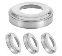 4 Pièces Couvercle INOX pour Rampe de Piscine Creusée 1,9 Pouces | Acier Inoxydable, Remplacement et Pose Sécurisée, Usage pour Échelles et Plaques de Base, Argenté