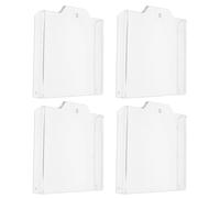4 Pièces Couvercle Transparent, Protection ABS Anti-Fausse Alarme | Installation Facile, Visuel Clair pour Inspection Rapide, Usage Intérieur et Extérieur, Murs de Salle