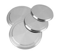4 pièces couvercles de brûleur de cuisinière couvercles de cuisinière 6.7/8.3 pouces pour cuisinière électrique cuisine cuisinière à gaz protecteurs de cuisinière en acier inoxydable
