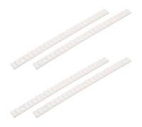 4 Pièces Crémaillère de Fenêtre en PVC Blanche, Limiteur | Installation Facile, Contrôle de Ventilation, Positions Multiples, Compatible Châssis Basculants et Coulissants