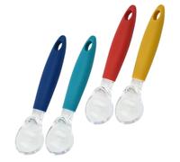4 Pièces Cuillère à Glace Boule en PP pour Fruits et Crème Glacée | Usage Maison et Boutique, Coupe la Glace Dure, Design Ergonomique, Nettoyage Facile, Plus Sûr et Sain