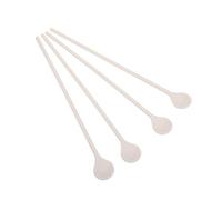 4 Pièces Cuillère à Mélanger en Silicone Beige | Soupe et Tout Plat, Rinçage Rapide, Protège Casseroles et Poêles, Design Moderne, Élégant et Pratique