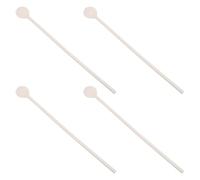 4 Pièces Cuillère en Silicone pour Soupe, Mélanger Sauces et Pâtes | Matériau Apte au Contact Alimentaire, Souple et Robuste, Surface Lisse, pour Cuisson sur Feu et Ustensiles Antiadhésifs