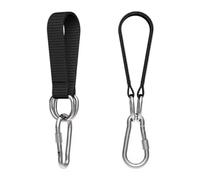 4 pièces de Ceinture d'extension Barre Unique Gymnastique, Sangles balançoire d'arbre 100kg, Crochet Robuste, Anneau Suspension, connecteur hamac, Sac Frappe(20cmx25mm)