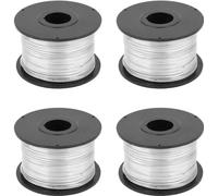 4 pièces de fil de ligature acier Rebar 110m 0,8 mm acier Rebar Tie Wire pour machine à ligaturer automatique Rebar