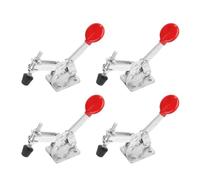 4 pièces de pince à bascule à dégagement rapide de type vertical capacité de maintien 35 kg 77 Lbs barre de serrage en forme de U à montage latéral pour le fonctionnement de la