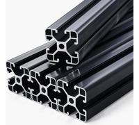 4 pièces de rail linéaire anodisé en aluminium extrudé 4040 à rainure en T de 1000 mm (39,4 pouces)