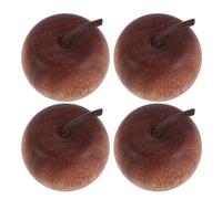 4 Pièces Diffuseur Parfum Pomme en Bois, Décor Artisanal Moderne | Grain , Diffusion Continue sans Électricité, pour Huiles Essentielles, Bureau, Yoga et Placard