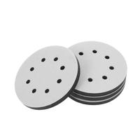 4 Pièces Disque de Polissage en Éponge Noir 5 Pouces pour Perceuse | Tampon Amortisseur Souple, Installation Facile, Longue Durée, pour Ponçage Automobile et Meuleuse Pneumatique