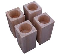 4 Pièces Élévateur de Meuble Élévatrices de Lit Pied D'éléphant, Coussin de Pied Rehausseur de Meubles, Ajouter de la Hauteur aux Meubles, pour Canapé Chaise(Size:6.5 X 10 cm)