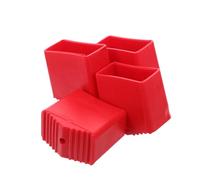 4 Pièces Embouts de Pieds D’échelle Antidérapants en Caoutchouc | Pied Escabeau, Compatible Échelles Standard, Installation Rapide, Usage Professionnel, Couleur Rouge