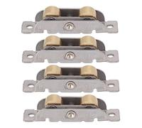 4 Pièces Ensemble de Rouleau de Porte Coulissante de Patio Rouleau de Roue Poulie de Roue de Porte Coulissante Vis d'accessoire de Fenêtre de Porte Portant le Verre de Voie pour