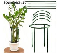 4 pièces/ensemble ou 8 pièces/ensemble Cage à panier de fleurs en plastique de support de plante de jardin, cadre de grimpante pour tige unique de plantes telles que fleurs, orchidées, tomates, pivoin