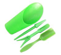 4 pièces/Ensemble, Seau en Plastique Pelle en Pot Cylindre de Culture Viande Plante Sol Outils de Jardin Mini Outil de Plantation(Green)