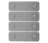 4 Pièces Entretoise Mince en Acier Inoxydable 3mm | Cale de Rehausse, Compatibilité Large, Installation Rapide, pour Portes de Grange et Portes Métalliques, Maison