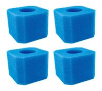4 Pièces Éponge Filtrante de Piscine Haute Efficacité, Tube Mousse | Filtration des Impuretés, Nettoyage Facile, Usage pour Eau de Bassin, Compatible Filtre de Piscine